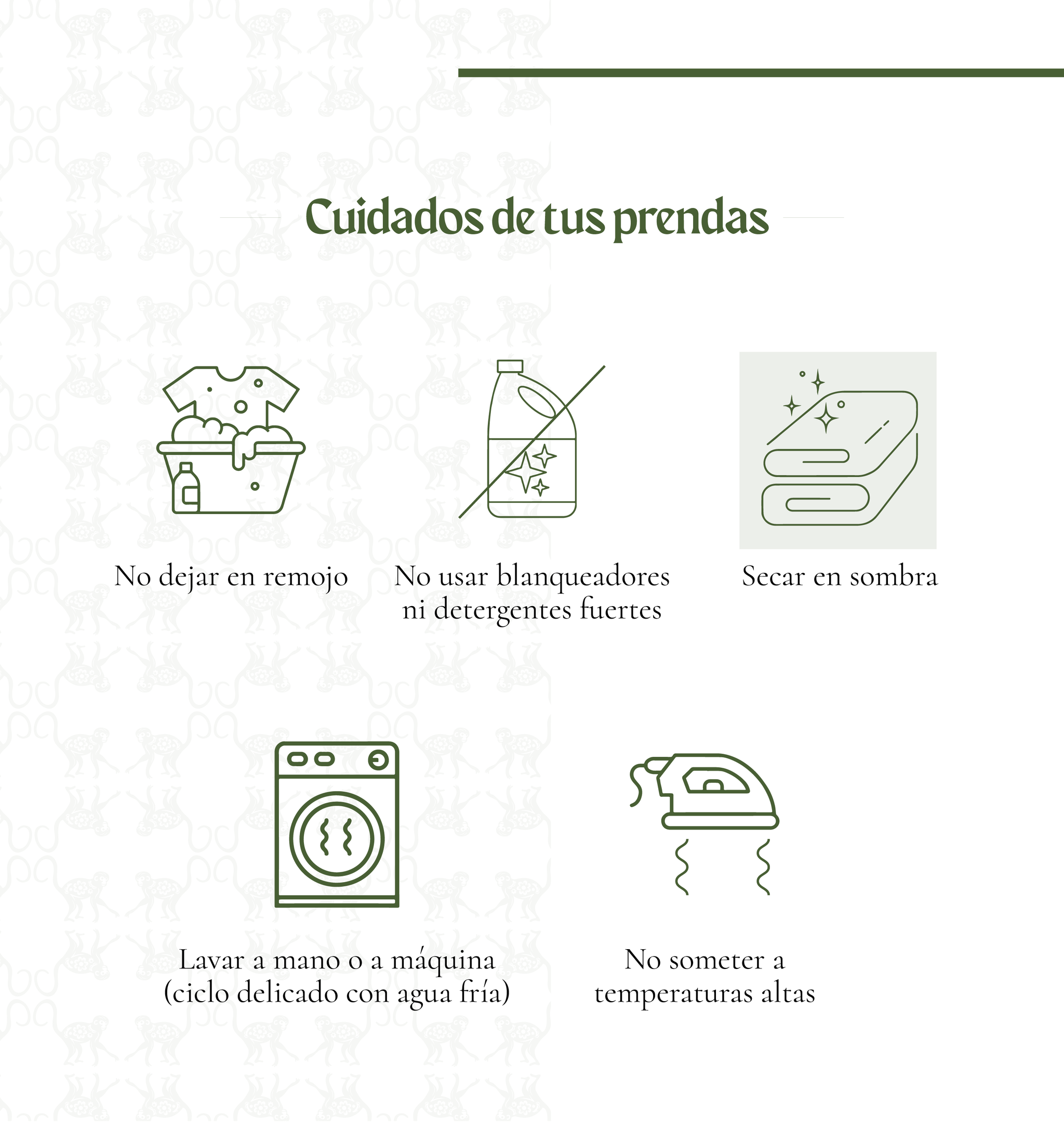 Cuidados de tus prendas