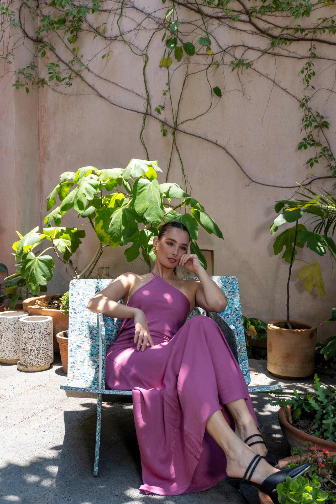 DALIA DRESS (RASPBERRY)